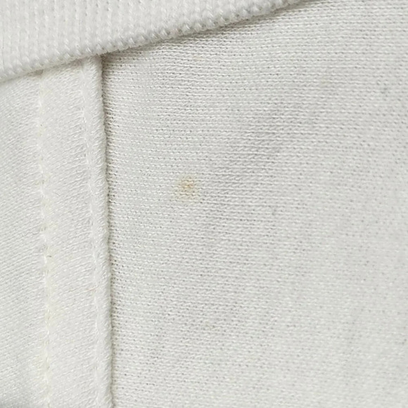 Vintage Court Club White Tennis Shirt  Mens Large - Picture 4 of 11